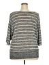 Cj Banks Stripes Gray Pullover Sweater Size 2X - photo 2