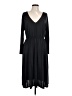 ABound Solid Black Casual Dress Size L - photo 1