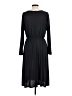 ABound Solid Black Casual Dress Size L - photo 2