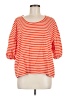 CAbi 100% Cotton Orange 3/4 Sleeve Top Size M - photo 1