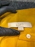 Ann Taylor LOFT 100% Polyester Yellow Long Sleeve Blouse Size XS - photo 7