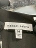 Naked Zebra 100% Polyester Solid Black Cocktail Dress Size M - photo 7