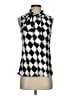 Nine West Silver Sleeveless T-Shirt Size S - photo 1