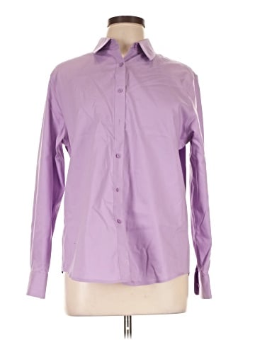 Jones New York Signature Long Sleeve Button-Down Shirt (view 1)