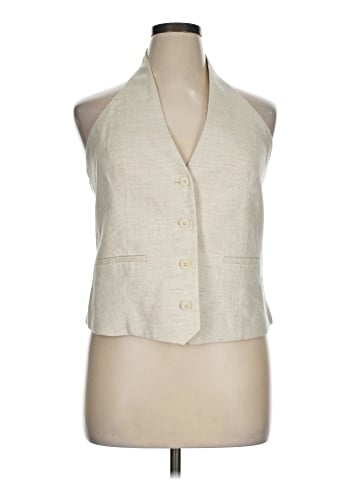 MNG Sleeveless Button-Down Shirt (view 1)