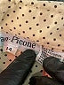 Evan Picone 100% Polyester Polka Dots Tan 3/4 Sleeve Blouse Size 14 - photo 8