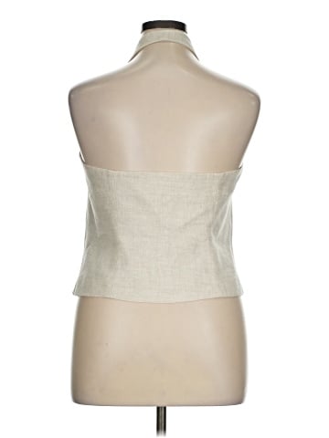 MNG Sleeveless Button-Down Shirt (view 2)