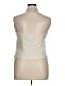 MNG Ivory Sleeveless Button-Down Shirt Size XL - photo 2