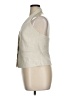 MNG Ivory Sleeveless Button-Down Shirt Size XL - photo 5