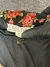 C'est Toi 100% Polyester Floral Black Casual Skirt Size S - photo 4