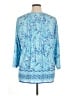 Lilly Pulitzer 100% Polyester Blue 3/4 Sleeve Blouse Size XL - photo 2