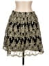 Buttons 100% Polyester Paisley Gold Formal Skirt Size L - photo 1