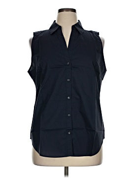 Ann Taylor Sleeveless Button Down Shirt