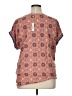Max Studio 100% Rayon Orange Short Sleeve Blouse Size XL - photo 2