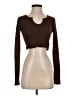 Unbranded Brown Long Sleeve Top Size XS - photo 1