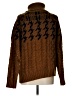 John & Jenn 100% Acrylic Houndstooth Brown Pullover Sweater Size L - photo 2
