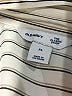 Old Navy 100% Polyester Stripes Ivory Long Sleeve Blouse Size XL - photo 7