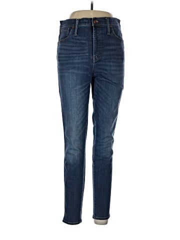 Madewell 10" High-Rise Skinny Jeans in Danny Wash: TENCEL&trade; Denim Edition (view 1)
