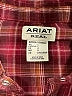 Ariat Plaid Burgundy Long Sleeve Button-Down Shirt Size L - photo 7