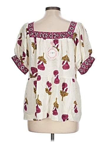 Umgee 3/4 Sleeve Blouse (view 2)