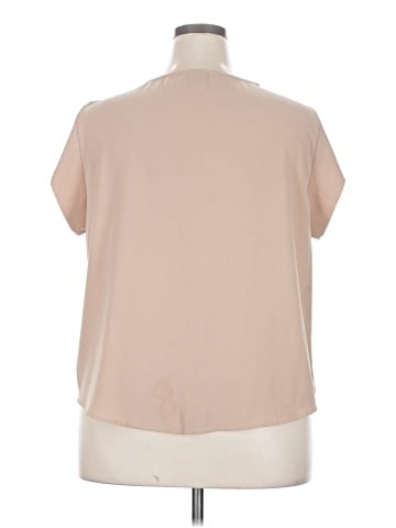 Shein Curve Short Sleeve Blouse (view 2)
