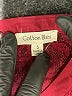 Cotton Bleu 100% Polyester Burgundy Long Sleeve Blouse Size S - photo 7