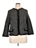 Max Studio 100% Polyester Houndstooth Gray Blazer Size XL - photo 1