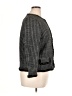 Max Studio 100% Polyester Houndstooth Gray Blazer Size XL - photo 4