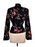 DressBarn Floral Black Blazer Size 6 - photo 2