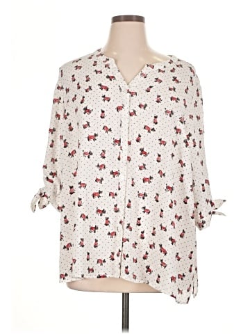 Catherines 3/4 Sleeve Blouse (view 1)