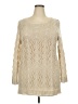 Retro Threads 100% Acrylic Solid Tan Ivory Pullover Sweater Size XXL - photo 1