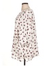 Catherines Floral Ivory 3/4 Sleeve Blouse Size 1X Petite - photo 5