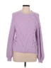 Ann Taylor LOFT Hearts Purple Pullover Sweater Size M - photo 1