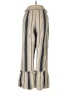 Wray 100% Cotton Stripes Ivory Casual Pants Size 6 - photo 2