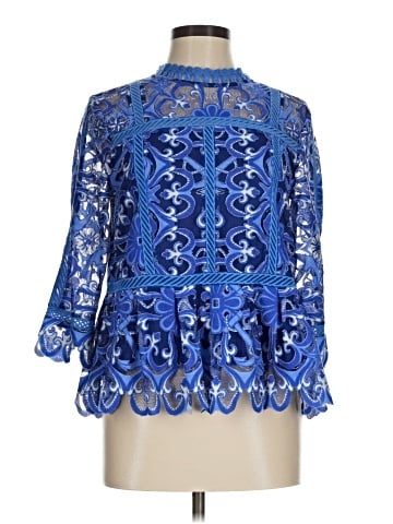 HD in Paris 3/4 Sleeve Blouse (view 1)