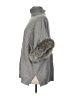 Sofia Cashmere 100% Cashmere Gray Poncho Size L - photo 5