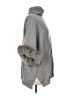 Sofia Cashmere 100% Cashmere Gray Poncho Size L - photo 4