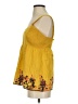 Fossil Floral Yellow Sleeveless Blouse Size S - photo 5