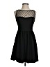 Aqua Hearts Black Cocktail Dress Size S - photo 1