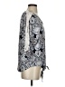 Roz & Ali Silver 3/4 Sleeve Blouse Size S - photo 4