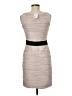 H&M 100% Polyester Tan Cocktail Dress Size 8 - photo 2