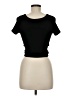 Hollister Black Short Sleeve Top Size M - photo 2