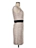 H&M 100% Polyester Tan Cocktail Dress Size 8 - photo 4