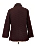 Calvin Klein Argyle Burgundy Coat Size L - photo 2