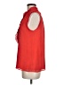 J.Crew 100% Silk Red Sleeveless Silk Top Size 6 - photo 5
