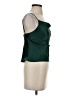 Polly 100% Polyester Green Sleeveless Top Size 0 - photo 4
