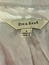 Sim & Sam 100% Rayon Ivory Short Sleeve Blouse Size L - photo 7