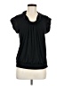 Worthington Black Short Sleeve Top Size M - photo 1