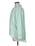 H&M 100% Polyester Green Long Sleeve Blouse Size 14 - photo 5