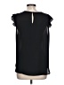 Ann Taylor 100% Polyester Black Sleeveless Blouse Size L - photo 2